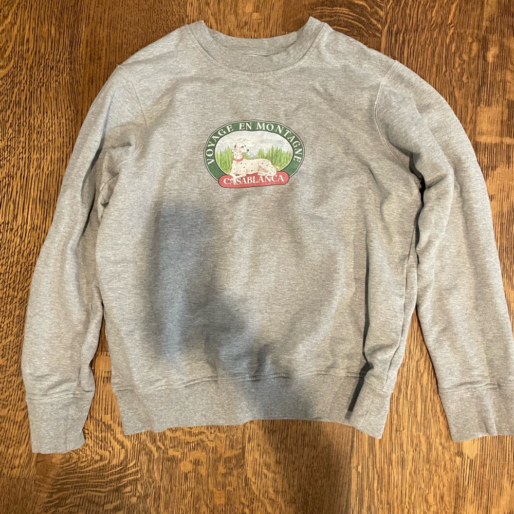 Casablanca Grey Dog Sweatshirt